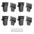 Βάσεις πλατφόρμας VEVOR Compound για γωνίες, 8 τεμάχια, 3,5x3,5 ίντσες/88,9x88,9 mm