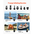 Αντλία VEVOR Paddle Board Αντλία αέρα SUP 40PSI με αυτόματη απενεργοποίηση για φουσκωτά σκάφη