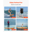 Φουσκωτή σανίδα surf VEVOR Stand Up, σανίδα surf 3,35μ με αξεσουάρ κουπιού
