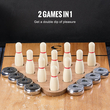 Τραπέζι Shuffleboard VEVOR 11,5 ποδιών, Σετ παιχνιδιών Shuffleboard και Bowling 2 σε 1