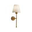 GloboStar® LING 204-0189 Μοντέρνο Φωτιστικό Τοίχου Απλίκα Μονόφωτο 1 x E27 AC 220-240V IP20 Μπεζ & Μαύρο - Μ13 x Π13 x Υ50cm