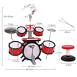 Παιδικό σετ Drums - Jazz Drum - 1902 - 215162 - Gold