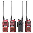 Φορητός πομποδέκτης UHF/VHF - UV98 PRO - Baofeng - 402987 - Red