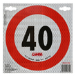 ΣΗΜΑ ΤΑΧΥΤΗΤΑΣ ΧΙΛΙΟΜΕΤΡΩΝ 40km/h ΑΥΤΟΚΟΛΛΗΤΟ LAMPA - 1 ΤΕΜ.