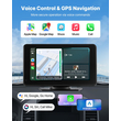 Στερεοφωνικό αυτοκινήτου VEVOR Ραδιόφωνο CarPlay Οθόνη αφής 7 σε Apple Android Κάμερα αυτόματης οπισθοπορείας