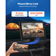 Στερεοφωνικό αυτοκινήτου VEVOR Ραδιόφωνο CarPlay Οθόνη αφής 9 σε Apple Android Κάμερα αυτόματης οπισθοπορείας