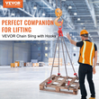 Αλυσίδα VEVOR 5/16" x 5&#039;, 4 πόδια, αλυσίδα ανύψωσης G80 με γάντζους, 11000 λίβρες