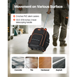 Σακίδιο πλάτης VEVOR Rolling Tool 45 τσέπες, βαρέως τύπου, με ρόδες