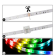 100152 Ταχυσύνδεσμος 2 Ταινιών LED RGB - Connector για Όλες τις LED Ταινίες DC-12-24V 10mm RGB
