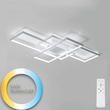 101490WH QUATTRO LED Φωτιστικό Κρεμαστό οροφής 108W 8640Lm CCT Dimmable με χειριστήριο