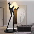 F9101 Ebon Sphere Art Decoration Series Minimal Φωτιστικό Δαπέδου