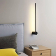 101341 DISON LED Φωτιστικό Τοίχου/Απλίκα ράβδος (Stick) 12W Λευκό Ημέρας 4500Κ Μ60 x Π9.5 x Υ9.5cm Dimmable + ON/OFF