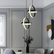 LG-6438 Κρεμαστό LED Φωτιστικό Οροφής Μαύρο 20W CCT με Εναλλαγή Φωτισμού μέσω Διακόπτη