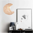 L7RT0019 Rattan Κρεμαστό Φωτιστικό Moon 1XE27