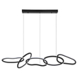 Rings Πολυέλαιος Οροφής LED Dimmable CCT 96W 7680Lm 122cm με Χειριστήριο
