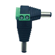 100031 Βύσμα Τροφοδοσίας DC Αρσενικό - Male Jack Connector σε Κλέμα 5.5 x 2.1mm