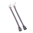 100061 Ταχυσύνδεσμος Τροφοδοσίας  - Strip To Power Connector 4 PIN Male για Ένωση 1 x RGB Ταινία LED Πλάτους 10mm