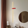 GB0111 LED Minimal Φωτιστικό Τοίχου 12W 60CM Κόκκινο