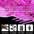 Grow Light LED Ανάπτυξης Φυτών Γλάστρας με 4 Κινούμενες Κεφαλές με Βάση Μανταλάκι