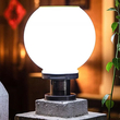 LED Αδιάβροχη Ηλιακή Μπάλα Κήπου D25