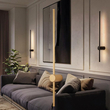 LED Φωτιστικό τοίχου ράβδος (Stick) 15W 80CM 3000Κ Χρυσό