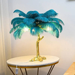 Ostrich Feather Επιτραπέζιο Φωτιστικό με πούπουλο D60