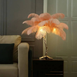 Ostrich Feather Επιτραπέζιο Φωτιστικό με πούπουλο D60