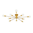 Φωτιστικό οροφής LED - 7021-10 - Gold - 431385