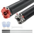 VEVOR Garage Door Torsion Springs, Pair of 0.25 x 2 x 30inch, 16000 Cycles, Garage Door Springs with Non-Slip Winding Bars, Gloves and Mounting Wrench, Electrophoresis Coated for Replacement  | VEVOR CA