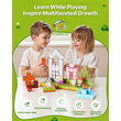 Μαγνητικά Μπλοκ VEVOR 150 τεμ. Σετ Forest Castle STEM Montessori Sensory Toys
