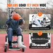 VEVOR Electric Wheelchair for Adults Seniors, 300 lbs Weight Capacity, 17.7 in Width Lightweight Foldable Motorized Power Wheelchairs, Long Range All Terrain Aluminum Alloy Chair, Adjustable Backrest  | VEVOR US