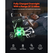 Electric Wheelchair 300lbs Capacity Foldable Lightweight 13 Mile | VEVOR US