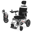 Electric Wheelchair 300lbs Capacity Adjustable Backrest Foldable 13 Mile | VEVOR US