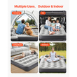 Car Air Mattress Inflatable Car Camping Travel Bed Sleeping Pad Built in Pump | VEVOR US
