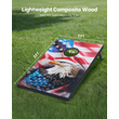 3x2ft Cornhole Set Portable Corn Hole Toss Game Board Wood 8 Bean Bag Carry Case | VEVOR US
