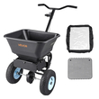 Walk-Behind Push Broadcast Spreader 100LB 0-9.8ft Spreading Width for Fertilizer | VEVOR US