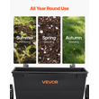 Walk-Behind Push Broadcast Spreader 50LBS 18 in Spreading Width for Fertilizer | VEVOR US