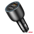 ΦΟΡΤΙΣΤΗΣ ΑΝΑΠΤΗΡΑ 12/24V ΜΕ 3 ΘΥΡΕΣ 2xUSB-C/1xUSB-A 95W 5V/3A ΤΑΧΕΙΑΣ ΦΟΡΤΙΣΗΣ ΑΛΟΥΜΙΝΙΟ/ΜΑΥΡΟΣ ΑΜΙΟ - 1 Τεμ.