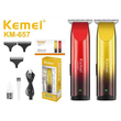 Κουρευτική μηχανή & trimmer - KM-657 - Kemei - Gold