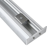 GLOBOSTAR® ALP-WALL-UPDOWN CONCEALED 70844-1M Επιφανειακό Προφίλ Αλουμινίου Ειδικό για Δημιουργία Κρυφού Φωτισμού Up & Down με Λευκό Γαλακτερό Πατητό Κάλυμμα για Ταινίες LED IP20 - Ασημί - Μ100 x Π5 x Υ1.7cm