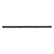 GLOBOSTAR® WALLBASE 77525 Γραμμική Μεταλλική Ροζέτα για Κρέμαση 4 Φωτιστικών - Μαύρο - Μ120 x Π5 x Υ2cm