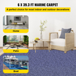 Boat Carpet Marine Carpet Roll 6x39,3ft Grey Cutpile Χαλί εξωτερικού χώρου κατάστρωμα βεράντας