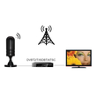 Εσωτερική κεραία τηλεόρασης - DVB-T - 1m - 658484
