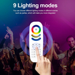 101540 Χειριστήριο LED RGB+CCT 2,4GHz Full Touch DC12-24V 5CH 4A