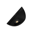 GLOBOSTAR® SELENE 60674 Μοντέρνο Φωτιστικό Τοίχου - Απλίκα LED 5W 625lm 90° AC 220-240V Αδιάβροχο IP65 Θερμό Λευκό 2700K - Bridgelux COB Chip & TÜV SÜD Driver - Μαύρο Ματ - Μ20 x Π9 x Υ12cm - 5 Χρόνια Εγγύηση