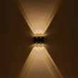 GLOBOSTAR® ARC 60680 Μοντέρνο Φωτιστικό Τοίχου - Απλίκα LED 12W 1500lm 30° AC 220-240V Αδιάβροχο IP65 Θερμό Λευκό 2700K - CREE XPE Chip & TÜV SÜD Driver - Μαύρο Ματ - Μ14 x Π4.8 x Υ11.5cm - 5 Χρόνια Εγγύηση