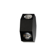 GLOBOSTAR® HIKARI 60687 Μοντέρνο Φωτιστικό Τοίχου - Απλίκα LED 8W 1000lm 30° AC 220-240V Αδιάβροχο IP65 Θερμό Λευκό 2700K - CREE XPE Chip & TÜV SÜD Driver - Μαύρο Ματ - Μ10 x Π4 x Υ10cm - 5 Χρόνια Εγγύηση