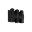 GLOBOSTAR® ARC 60680 Μοντέρνο Φωτιστικό Τοίχου - Απλίκα LED 12W 1500lm 30° AC 220-240V Αδιάβροχο IP65 Θερμό Λευκό 2700K - CREE XPE Chip & TÜV SÜD Driver - Μαύρο Ματ - Μ14 x Π4.8 x Υ11.5cm - 5 Χρόνια Εγγύηση
