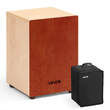 VEVOR Cajon Box Drum από ξύλο σημύδας, χορδές κιθάρας για κρουστά όργανα, τσάντα ταξιδιού