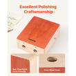 VEVOR Cajon Box Ξύλινο Κρουστό Όργανο με Χορδές Κιθάρας Τσάντα Ταξιδιού